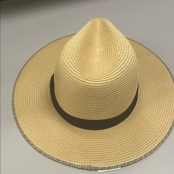 Coal Elegant Wimbledon Tan Wide-Brim Hat NWT main image 9
